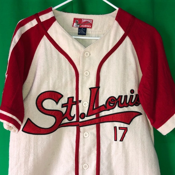 Vintage Throwback Classic St Louis Baseball Jersey - Picture 3 of 8